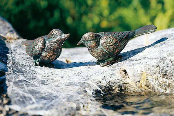 Vögel Skulpturen für Garten und Teich